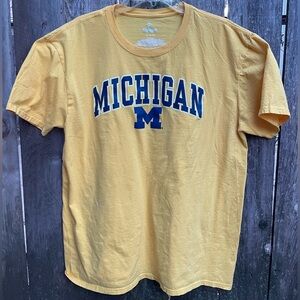 Gold Michigan Men's Tee